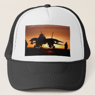 military jet fighter trucker hat