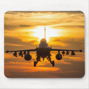 Military jet mouse pad