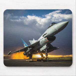 Military jet mouse pad
