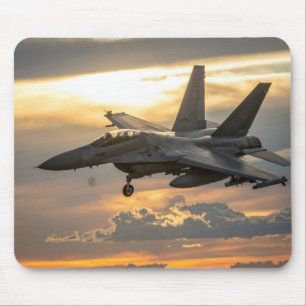 Military jet mouse pad