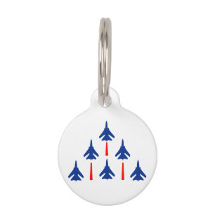 Military Jets Pet Tag