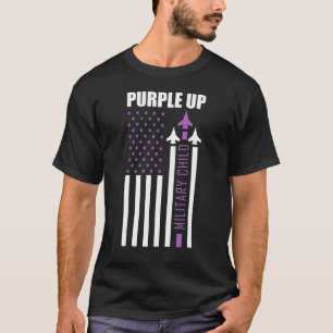 Military Kid Strong Jet Up Proud Military  Militar T-Shirt