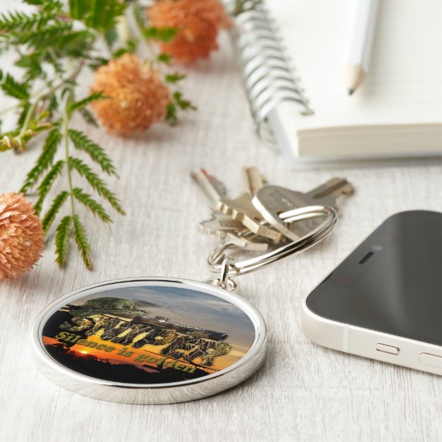 Military LRRP LRRPS Recon Snipers Sniper SOF Key Ring (Side)