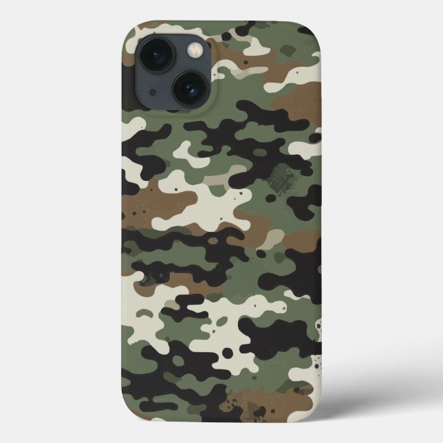 Military Maze Pattern Case-Mate iPhone Case (Back)