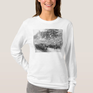 Military Men in Rows on Horseback Photograph T-Shirt