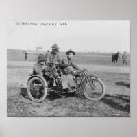 Military Motorcycle with Sidecar and Machine Gun