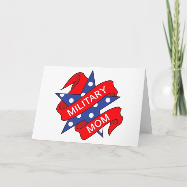 Military Mum Card (Front)