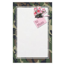 Military Mum Roses Camouflage