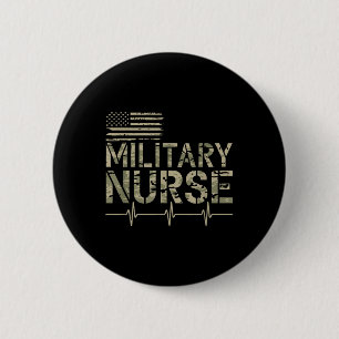 Military Nurse, American Veteran Va Nursing Corp 6 Cm Round Badge