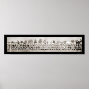 Military Officers WWI Photo 1917 Poster