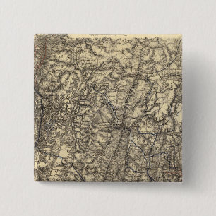 Military Operations of the Atlanta Campaign 15 Cm Square Badge