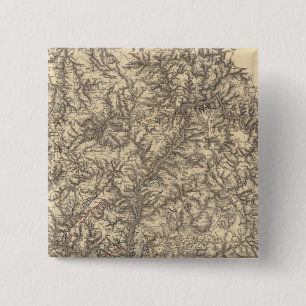 Military Operations of the Atlanta Campaign 2 15 Cm Square Badge