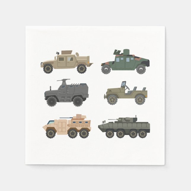 Military Paper Napkins (Front)