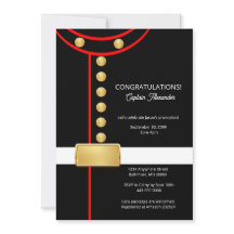 Military Party Invitation for Retirement or Grad