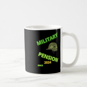 Military Pension Sticker Coffee Mug