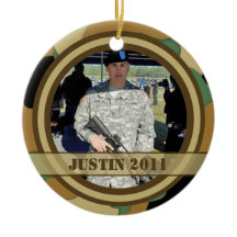 Military Photo Keepsake Ornament