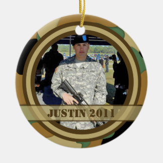Military Photo Keepsake Ornament