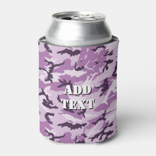 Military Pink Camouflage Pattern Can Cooler
