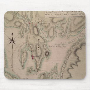 Military plan of the North Part of Rhode Mouse Pad