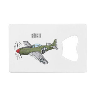 Military plane cartoon illustration