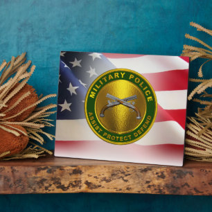 Military Police Corps Army Veteran Plaque