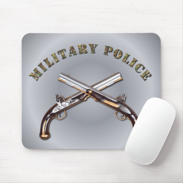 Military Police Crossed Pistols Patch - Popular Patch Brand, Embroidered Badge #383