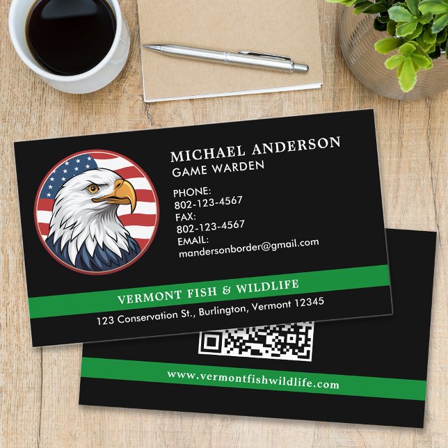 Military Police Federal Law Enforcement QR Code Business Card (Creator Uploaded)
