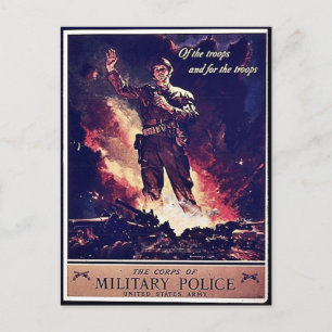 Military Police Postcard