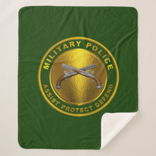 Military Police  Sherpa Blanket