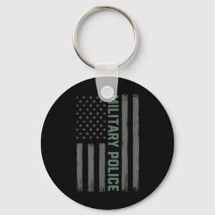 Military Police Shirt American Flag _ Proud Usa Ve Key Ring
