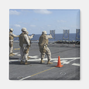 Military policemen train with the Berretta M9 Magnet