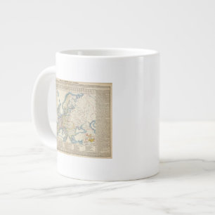 Military Political Map of Europe Large Coffee Mug