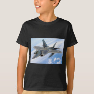 military raptor aeroplane fighter T-Shirt