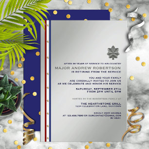 Military Retirement Party Invitation