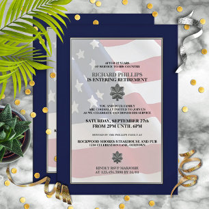 Military Retirement Party Invitations