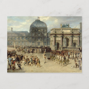 Military Review under the Empire Postcard