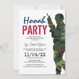 Military Soldier Party Invitation