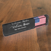 Military Soldier Welcome Home Classy American