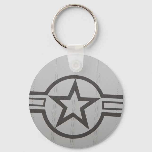 Military Star Keychain (Front)