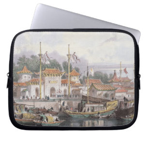 Military Station of the Chinese near the City of C Laptop Sleeve