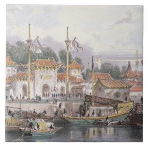 Military Station of the Chinese near the City of C Tile