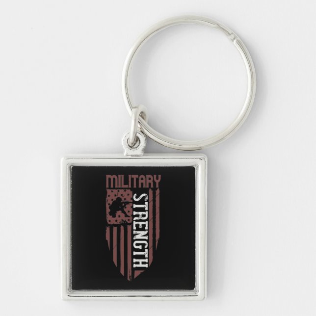Military Stength Key Ring (Front)