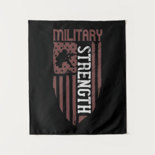 Military Stength Tapestry