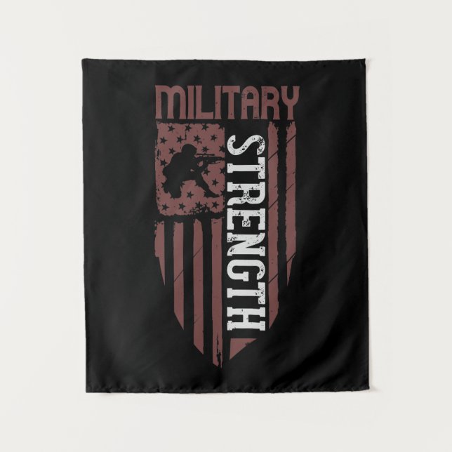 Military Stength Tapestry (Front)