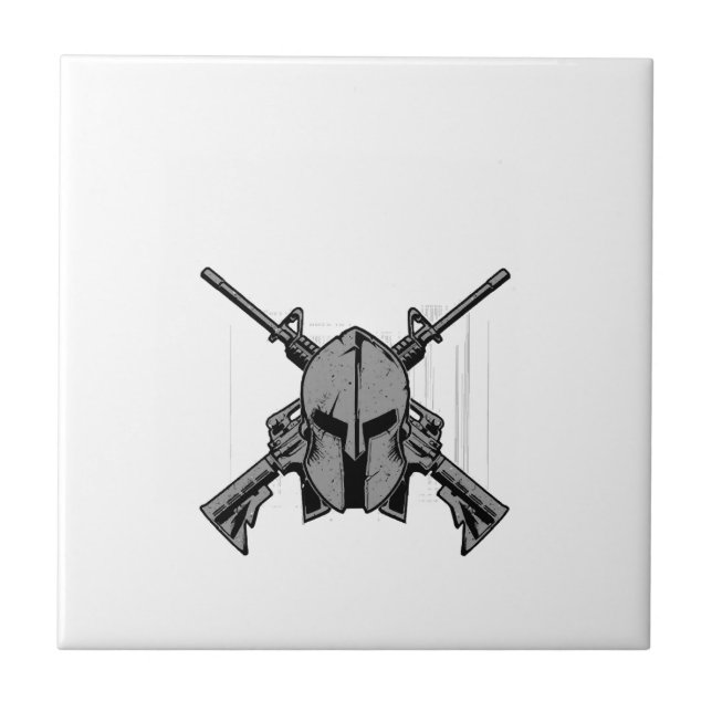 Military strengh  ceramic tile (Front)