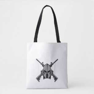 Military strengh  tote bag