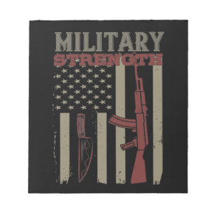 Military Strength Notepad