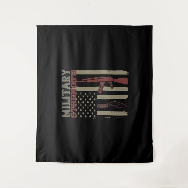 Military Strength Tapestry (Front)