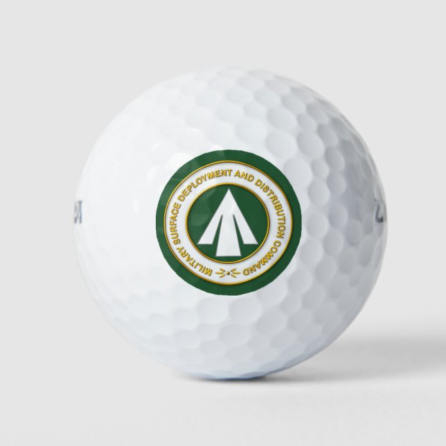 Military Surface Deployment Distribution Command Golf Balls (Front)