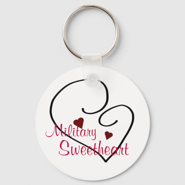 Military Sweetheart Key Ring (Front)